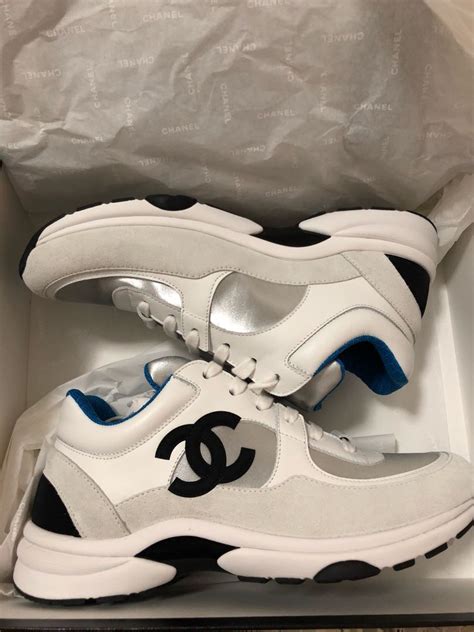 chanel running sports sneakers women& 39|Chanel casual shoes.